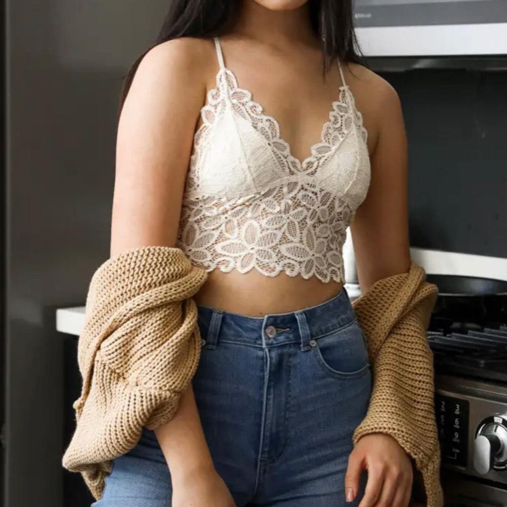 White Padded Bralette